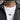 Air Force Pilot Wings Pendant, oxidized silver, worn on model neck