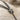 Crescent Moon Lariat Pendant, oxidized silver, close-up of star slide