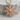 Chaos Star Skull Pendant, rose gold product photo