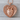 Anatomical Heart Heart Pendant, rose gold plated, front product photo