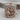 Medusa Serpent Pendant, rose gold, front product photo