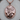 Poseidon Trident Medallion Pendant, rose gold product photo