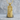 Kintsugi Dog Tag Pendant, gold vermeil, product photo on stone