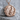 Wild turkey medallion pendant, rose gold, front view