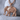 Walking Elephant Charm Pendant, rose gold plated, angled product photo