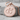 Double Mars Pendant, rose gold, product photo on stone block
