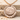 Solar Eclipse Pendant in rose gold, angled front view