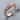 Alien Exoskeleton Ring, rose plated silver, product photo