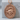 Genbu Guardian Medallion Pendant, black rhodium, front view on concrete block
