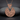 Pizza Slice Pendant, rose gold, front view on stone