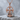 Anchor Cross Pendant, rose gold, front view on stone