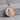Virgin Mary Seven Sorrows Pendant in rose gold plated finish, front view