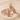 Double Wing Bypass Ring, rose gold plated, studio product photo