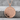 Serenity Prayer Disc Pendant, rose gold, front product photo