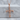 Grapevine Georgian Cross Pendant, rose gold, front view