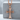 Flared Latin Cross Pendant, rose gold plated product view