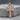 Forged Rustic Cross Pendant, rose gold, front product photo