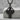 Celtic cross woven pendant, black rhodium finish, studio product photo