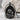 Vladimir Theotokos Embrace Pendant, black rhodium finish front view