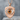 Evil Eye Iris Crest Pendant, rose gold finish, front product photo