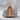 Santa Muerte Rose Niche Pendant, rose gold, studio product photo