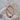 Zulfikar Crescent Frame Pendant, rose gold, front product photo
