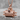 Torah Scroll Crown Pendant, rose gold, front view