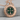 Four Leaf Enamel Medallion Pendant, rose gold finish product photo