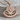 Past Master Quadrant Fan Pendant in rose gold finish, front view