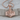 Mjolnir Hammered Knot Pendant, rose gold, front product photo