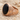 Black Onyx Stag Oak Ring, rose gold plated, product photo