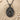 Fede Draped Hands Pendant, black rhodium, product photo