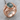 Moss Agate Wolf Paws Ring, product photo, rose gold