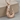 Quartz Fish Hook Pendant, rose gold plated silver, front studio product photo