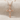 Twisted Rope Cross Pendant in rose gold, front product view