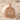 Poseidon Trident Dolphin Pendant, rose gold finish front view