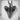 Shark Tooth Pendant, black rhodium, front product view