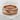 Dragon scale ring, rose gold plated, studio product view