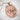 Wolf School Medallion Pendant, rose gold plated product photo