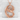 Phoenix Returning Arc Pendant, rose gold plated silver, front product photo