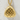 Yaki Onigiri Pendant, gold vermeil, product photo