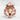 Wolf skull ring, rose gold, angled studio view