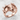 Deer Skull Antler Arch Ring, rose gold, angled product photo