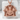 Cerberus Collar Gate Pendant, rose gold plated finish front view