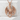 Wyvern Returning Tail Pendant, rose gold, front product view