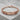 Butterfly Vine Name Bracelet in rose gold, front view