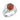 Carnelian Hexagon Chamfer Ring, front view on white