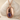 Amethyst Corner Fold Pendant, rose gold, front view