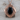 Onyx Paisley Weave Pendant, rose gold, product photo