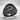Great Wave Crest Chamber Ring — 18K Gold Vermeil, black rhodium finish, front view